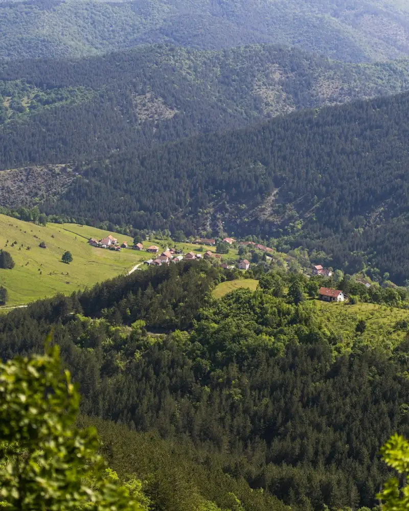 Pogled na doline ispod Kopaonika
